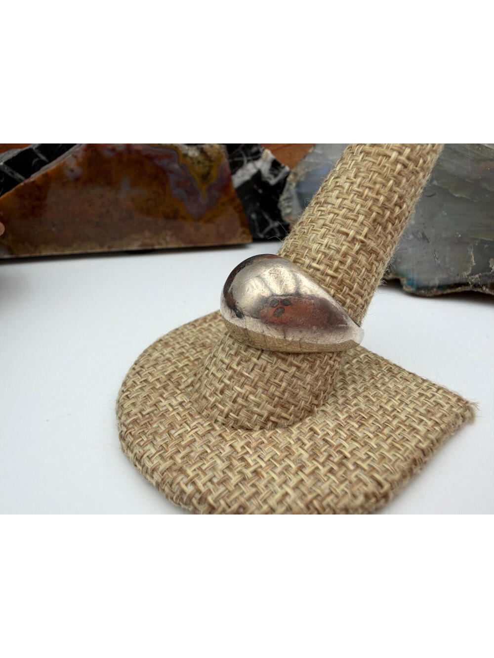 Sterling Silver Dome Statement Ring